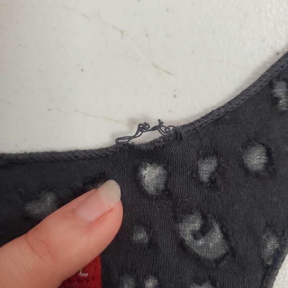 Hard Tail Womens Asymmetric Grunge Tank Top Size L Gray Alternative Steampunk - Picture 11 of 14